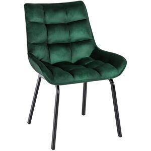 CLP Silla de Comedor Saranda Verde Terciopelo - Silla de comedor CLP Silla de Comedor Saranda Verde Terciopelo - Silla de comedor