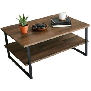 Mesa De Café Dlionett, Mesa De Centro Baja, Revistero Para Sofá, Estante De La Sala De Estar, 85x60h40 Cm, Nuez - Dmora Mesa De Café Dlionett, Mesa De Centro Baja, Revistero Para Sofá, Estante De La Sala De Estar, 85x60h40 Cm, Nuez - Dmora