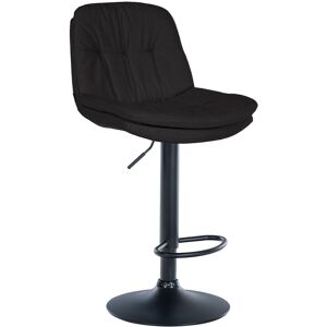 CLP Laurel Taburete de Tela Negro - Taburete CLP Laurel Taburete de Tela Negro - Taburete
