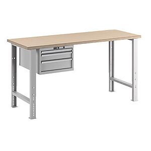 Lista - Banco De Trabajo En Sistema Modular Altura 740 - 1090 Mm Lista - Banco De Trabajo En Sistema Modular Altura 740 - 1090 Mm