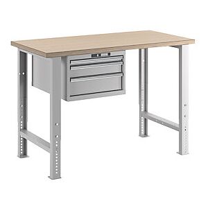 Lista - Banco De Trabajo En Sistema Modular Altura 740 - 1090 Mm Lista - Banco De Trabajo En Sistema Modular Altura 740 - 1090 Mm