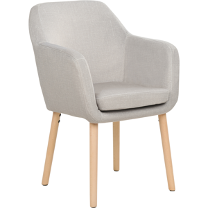 Beliani Yorkville II Taupe Silla de comedor de terciopelo - Comedor Beliani Yorkville II Taupe Silla de comedor de terciopelo - Comedor