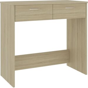 Vidaxl - Escritorio Madera Contrachapada Color Roble Sonoma 80x40x75 Cm Vidaxl - Escritorio Madera Contrachapada Color Roble Sonoma 80x40x75 Cm