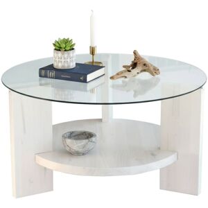 Dmora - Alnitak - Blanco - 75x75x40 cm - Coffee table Dmora - Alnitak - Blanco - 75x75x40 cm - Coffee table