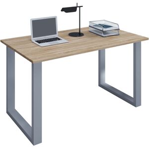 EBUY24 Vcm Wood Desk Al. 76 X An. 140 X P. 80 Cm Mesa De Ordenador Lisa Pies De Metal De Alta Calidad Mesa De Trabajo Muebles De Oficina - Lona U (plata / Roble Sonoma) EBUY24 Vcm Wood Desk Al. 76 X An. 140 X P. 80 Cm Mesa De Ordenador Lisa Pies De Metal De Alta Calidad Mesa De Trabajo Muebles De Oficina - Lona U (plata / Roble Sonoma)