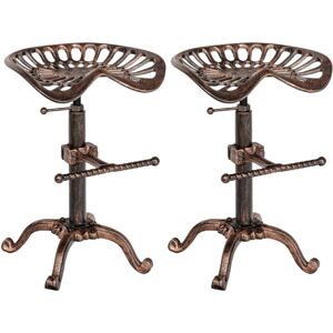 CLP Set De 2 Taburetes De Bar Butch Bronce CLP Set De 2 Taburetes De Bar Butch Bronce