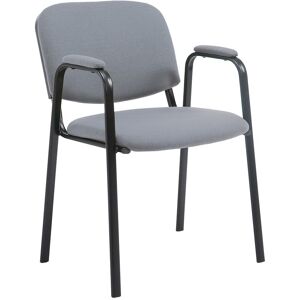 Clp - Silla De Confidente Ken Pro En Tela Gris Clp - Silla De Confidente Ken Pro En Tela Gris