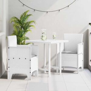Vidaxl Juego de 2 Sillas de Jardín Blanco y Gris Claro - Muebles de Jardín Vidaxl Juego de 2 Sillas de Jardín Blanco y Gris Claro - Muebles de Jardín