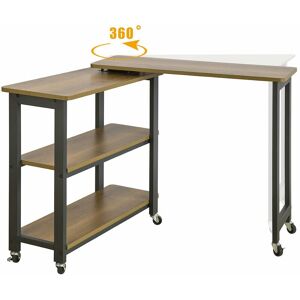 Mesa Auxiliar Giratoria Mesa De Ordenador En Forma De L Escritorio De Esquina En Estilo Industrial 133 X 69 X 30 Cm Fwt83-pf Sobuy Es Mesa Auxiliar Giratoria Mesa De Ordenador En Forma De L Escritorio De Esquina En Estilo Industrial 133 X 69 X 30 Cm Fwt83-pf Sobuy Es