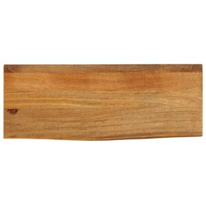 Tableta de mango con borde vivos de madera maciza 70x40x3,8 cm vidaXL Tableta de mango con borde vivos de madera maciza 70x40x3,8 cm vidaXL
