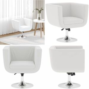 VIDAXL Taburete De Bar Cuero Sintético Blanco - Silla De Bar - Silla De Cuero Sintético VIDAXL Taburete De Bar Cuero Sintético Blanco - Silla De Bar - Silla De Cuero Sintético