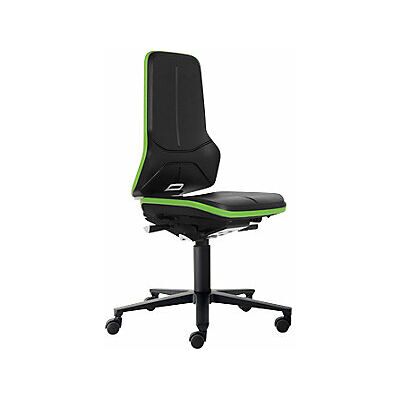 Silla de oficina ESD Neon de Bimos - Verde, Ajustable, Giratoria, Espuma PU Silla de oficina ESD Neon de Bimos - Verde, Ajustable, Giratoria, Espuma PU
