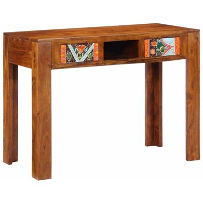 Escritorio de Madera Vidaxl - Rústico de Acacia Maciza - 100x50x75 cm - Escritorio Escritorio de Madera Vidaxl - Rústico de Acacia Maciza - 100x50x75 cm - Escritorio