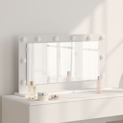 Vidaxl - Vidaxl Vanity Mirror - Blanco - Plástico - Mirror Vidaxl - Vidaxl Vanity Mirror - Blanco - Plástico - Mirror