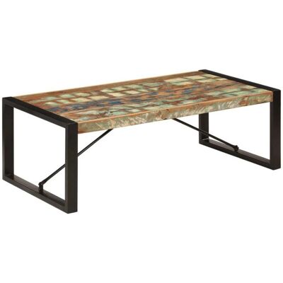 Vidaxl - Mesa De Centro Madera Maciza Reciclada 120x60x40 Cm Vidaxl - Mesa De Centro Madera Maciza Reciclada 120x60x40 Cm