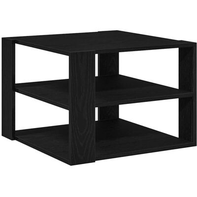 vidaXL Mesa de Centro Roble Negro - Moderna, Duradera, 59.5x59.5x40 cm - Mesa de Centro vidaXL Mesa de Centro Roble Negro - Moderna, Duradera, 59.5x59.5x40 cm - Mesa de Centro
