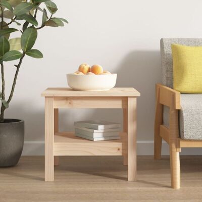 Mesa de centro vidaXL - Madera de pino maciza - 45x45x40 cm Mesa de centro vidaXL - Madera de pino maciza - 45x45x40 cm