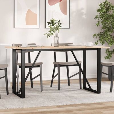 Mesa de comedor marco O 160x80x75cm vidaXL - Mesa de comedor Mesa de comedor marco O 160x80x75cm vidaXL - Mesa de comedor