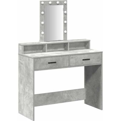Espejo de madera gris vidaXL - 100 x 41 x 140 cm Espejo de madera gris vidaXL - 100 x 41 x 140 cm
