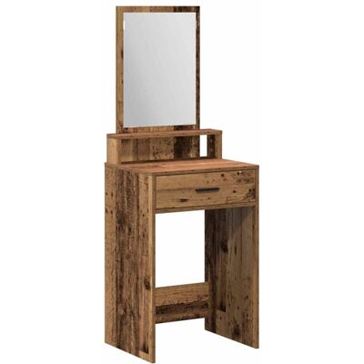 vidaXL Espejo de pared de madera reciclada - Estilo rústico 50x41x140 cm vidaXL Espejo de pared de madera reciclada - Estilo rústico 50x41x140 cm