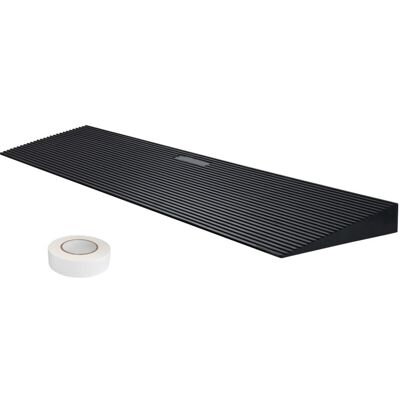 Mophorn - Rampa De Umbral Cortable De 1,2' De Altura De , Rampa De Goma Para Silla De Ruedas De 35,4' De Ancho, Rampa Sólida Antideslizante Con Cinta Para Puertas, Entradas De Vehículos Y Baños Mophorn - Rampa De Umbral Cortable De 1,2' De Altura De , Rampa De Goma Para Silla De Ruedas De 35,4' De Ancho, Rampa Sólida Antideslizante Con Cinta Para Puertas, Entradas De Vehículos Y Baños