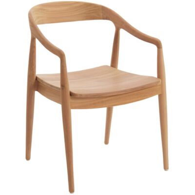 Silla De Comedor Marrón De Madera Cálida Light & Living Palos Silla De Comedor Marrón De Madera Cálida Light & Living Palos