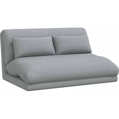 Vidaxl Sillón Ajustable Gris Claro Tela Vidaxl Sillón Ajustable Gris Claro Tela