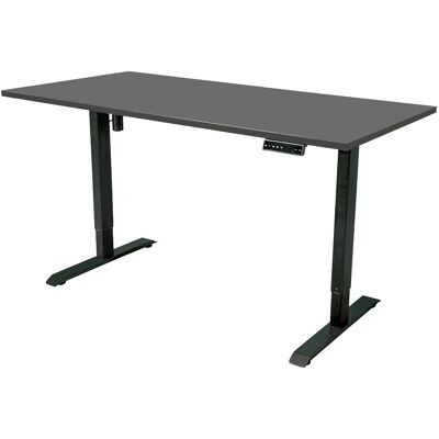 Vivol - Escritorio Regulable Eléctricamente - 160x80 Cm - Negro / Antracita Vivol - Escritorio Regulable Eléctricamente - 160x80 Cm - Negro / Antracita