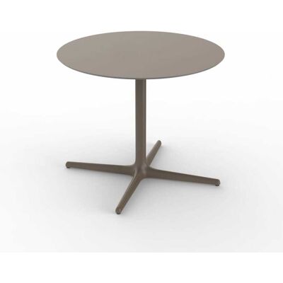 Mesa Redonda Ø90 Toledo Resol Madera Metal Marrón Mesa Redonda Ø90 Toledo Resol Madera Metal Marrón