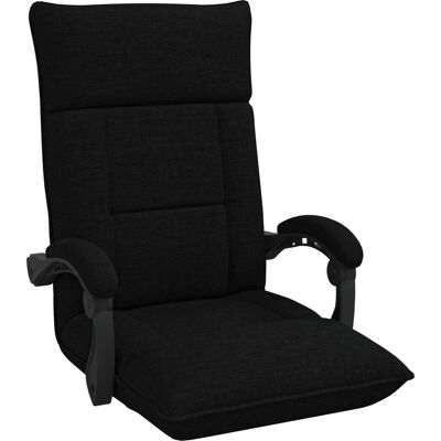 Sillón Ajustable Negro Tela Vidaxl Sillón Ajustable Negro Tela Vidaxl