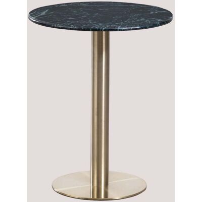 Mesa De Bar Redonda En Mármol Cosmopolitan Sklum Oro Champagne Ø60 Cm Mesa De Bar Redonda En Mármol Cosmopolitan Sklum Oro Champagne Ø60 Cm