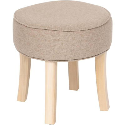 Taburete Adriel De Álamo Beige D35x35cm Atmosphera Créateur D'Intérieur Taburete Adriel De Álamo Beige D35x35cm Atmosphera Créateur D'Intérieur