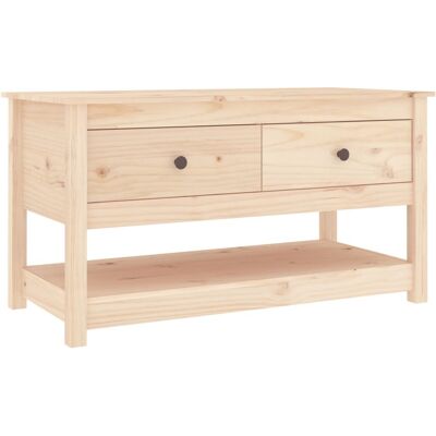 Mesa de centro de pino macizo de Maisonchic - Diseño rústico Mesa de centro de pino macizo de Maisonchic - Diseño rústico
