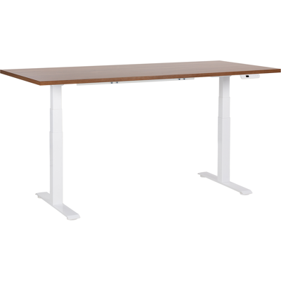 Beliani Escritorio eléctrico Madera Oscura - 180x72cm - Diseño Moderno Beliani Escritorio eléctrico Madera Oscura - 180x72cm - Diseño Moderno
