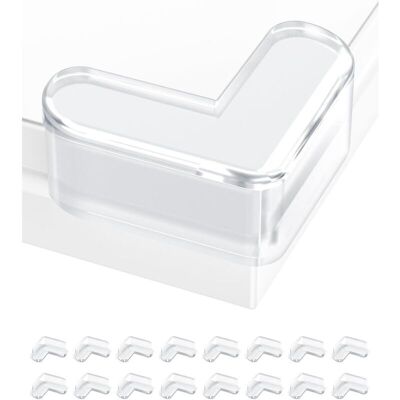 OEM Protector Transparente Anticolisión Para Las Esquinas De Las Mesas Infantiles, Protector De Esquinas De Mesa Acrílico En Forma De L, 16 Piezas -crezuo OEM Protector Transparente Anticolisión Para Las Esquinas De Las Mesas Infantiles, Protector De Esquinas De Mesa Acrílico En Forma De L, 16 Piezas -crezuo