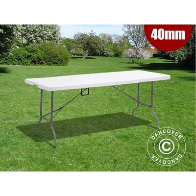 Mesa Plegable 180x74x74cm, Gris Claro (10 Uds.) - Dancover Mesa Plegable 180x74x74cm, Gris Claro (10 Uds.) - Dancover