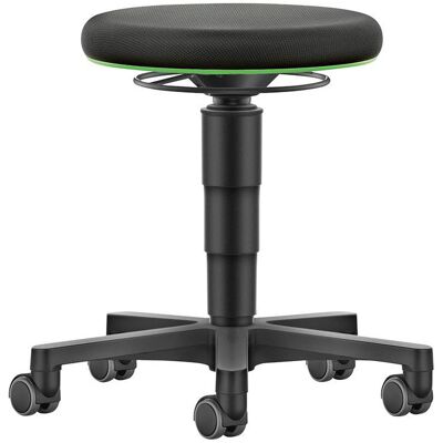 BIMOS Taburete De Tela En Tela En Altura Del Asiento 450 - 650 Mm Con Ruedas BIMOS Taburete De Tela En Tela En Altura Del Asiento 450 - 650 Mm Con Ruedas