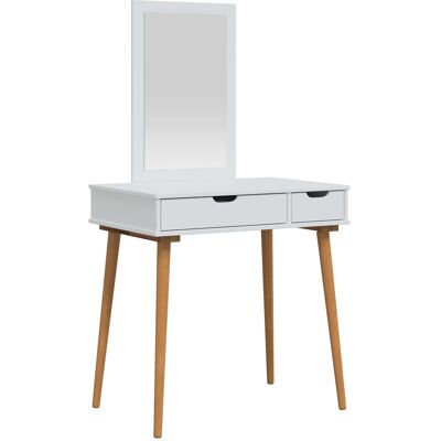Conjunto De Mesa De Tocador Fauske 2 Pcs Blanco Vidaxl Conjunto De Mesa De Tocador Fauske 2 Pcs Blanco Vidaxl