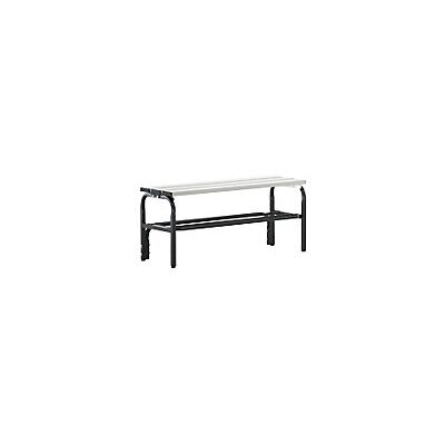 Banco de vestuario de aluminio Sypro - 450 x 350 mm, 1015 mm, Gris claro Banco de vestuario de aluminio Sypro - 450 x 350 mm, 1015 mm, Gris claro