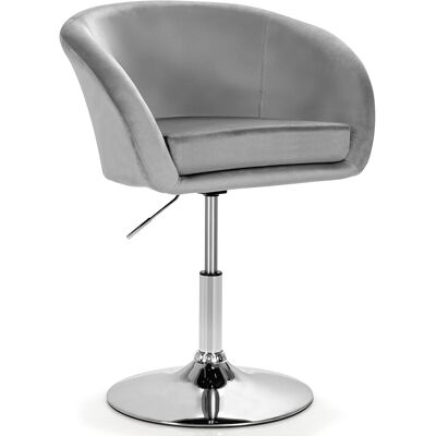 Costway Silla De Bar De Terciopelo Giratoria, Taburete De Ocio De Respaldo Ajustable Con Esponja Elástica, Apoyabrazos Cómodos, Base Estable, Taburete De Pub Moderno Para Cocina Oficina (gris) Costway Silla De Bar De Terciopelo Giratoria, Taburete De Ocio De Respaldo Ajustable Con Esponja Elástica, Apoyabrazos Cómodos, Base Estable, Taburete De Pub Moderno Para Cocina Oficina (gris)
