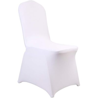 UNHO Juego De 10 Fundas Para Sillas De Boda Elásticas Blancas Para Recepción, Cumpleaños, Banquetes, Fiestas, Reuniones, Fundas Para Sillas, Comedor, Hotel, Restaurante UNHO Juego De 10 Fundas Para Sillas De Boda Elásticas Blancas Para Recepción, Cumpleaños, Banquetes, Fiestas, Reuniones, Fundas Para Sillas, Comedor, Hotel, Restaurante