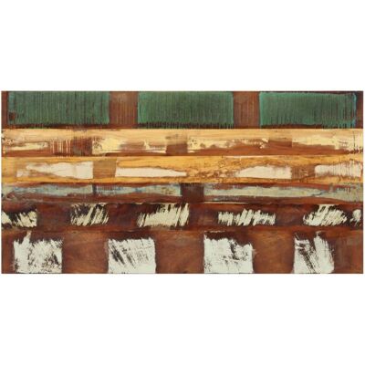 Superficie de mesa rectangular vidaXL 60x120cm de madera reciclada - para café y comedor Superficie de mesa rectangular vidaXL 60x120cm de madera reciclada - para café y comedor