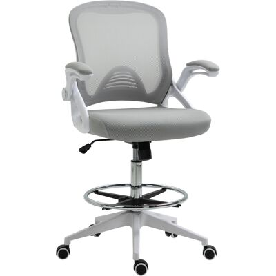 JHY DESIGN Silla De Oficina, Silla De Escritorio, Función De Altura Regulable, Con Reposapiés, Asiento Giratorio, Acero, Negro, 64 X 60 X 106-126 Cm JHY DESIGN Silla De Oficina, Silla De Escritorio, Función De Altura Regulable, Con Reposapiés, Asiento Giratorio, Acero, Negro, 64 X 60 X 106-126 Cm