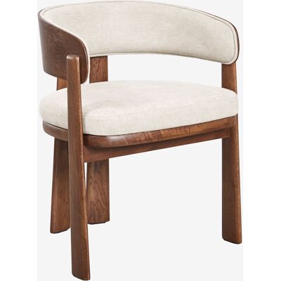 Pack De 2 Sillas De Comedor Con Reposabrazos Tapizadas Y En Madera De Roble Olea Signature Sklum Pack De 2 Sillas De Comedor Con Reposabrazos Tapizadas Y En Madera De Roble Olea Signature Sklum