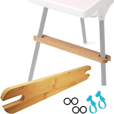 OEM Reposapiés Para Trona, Ajustable, Antideslizante, De Bambú Natural Con Anillas De Goma, De Madera De Bambú, Compatible Con La Trona Ikea Antilop. OEM Reposapiés Para Trona, Ajustable, Antideslizante, De Bambú Natural Con Anillas De Goma, De Madera De Bambú, Compatible Con La Trona Ikea Antilop.