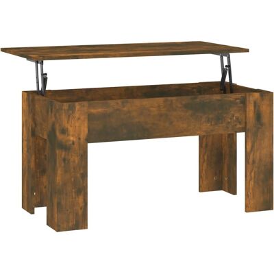Nnevl - Awo44647 - Roble Ahumado - 101x49x52 cm - Mesa de Centro Nnevl - Awo44647 - Roble Ahumado - 101x49x52 cm - Mesa de Centro