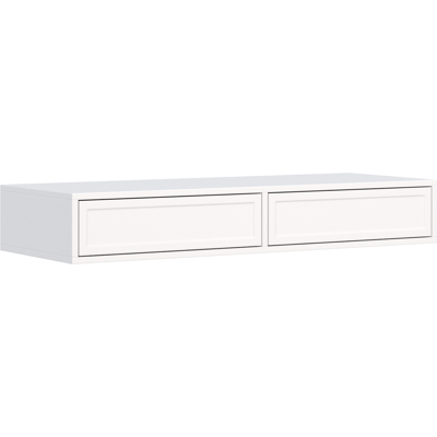 Selsey Velveto - Consola Con Dos Cajones - 110 Cm - Blanco Selsey Velveto - Consola Con Dos Cajones - 110 Cm - Blanco