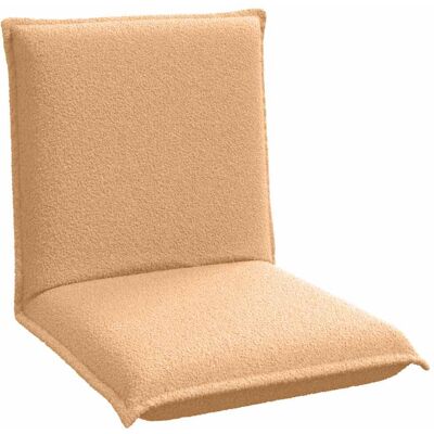 Vidaxl Sillón Ajustable Beige Tela De Oveja Vidaxl Sillón Ajustable Beige Tela De Oveja