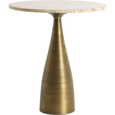 Mesa Auxiliar Marrón De Metal Acogedora Light & Living Bahia Mesa Auxiliar Marrón De Metal Acogedora Light & Living Bahia