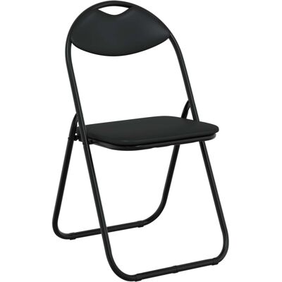 Silla Plegable 8 Uds. Cuero Sintético Negro 48 X 43,5 X 81 Cm Vidaxl Silla Plegable 8 Uds. Cuero Sintético Negro 48 X 43,5 X 81 Cm Vidaxl